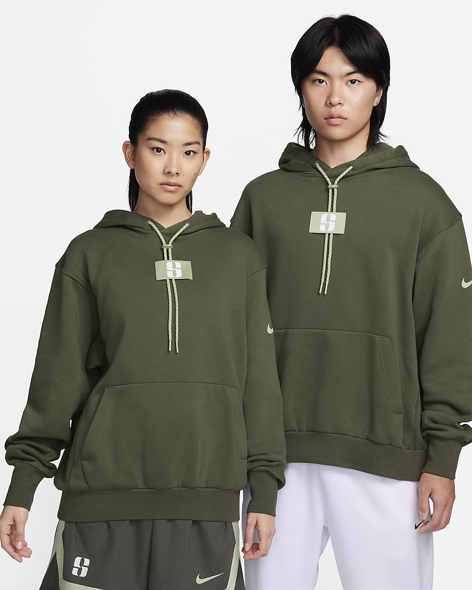 Sabrina Fleece 籃球連帽上衣 - Cargo Khaki/Honeydew/Oil Green/Honeydew