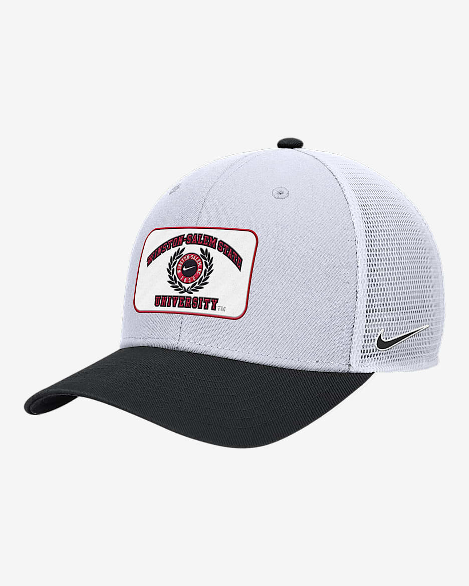 Winston-Salem Rise Nike College Trucker Cap - White