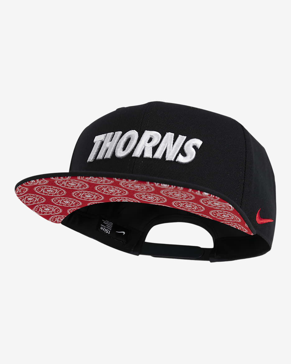 Gorra de fútbol Nike Portland Thorns - Negro