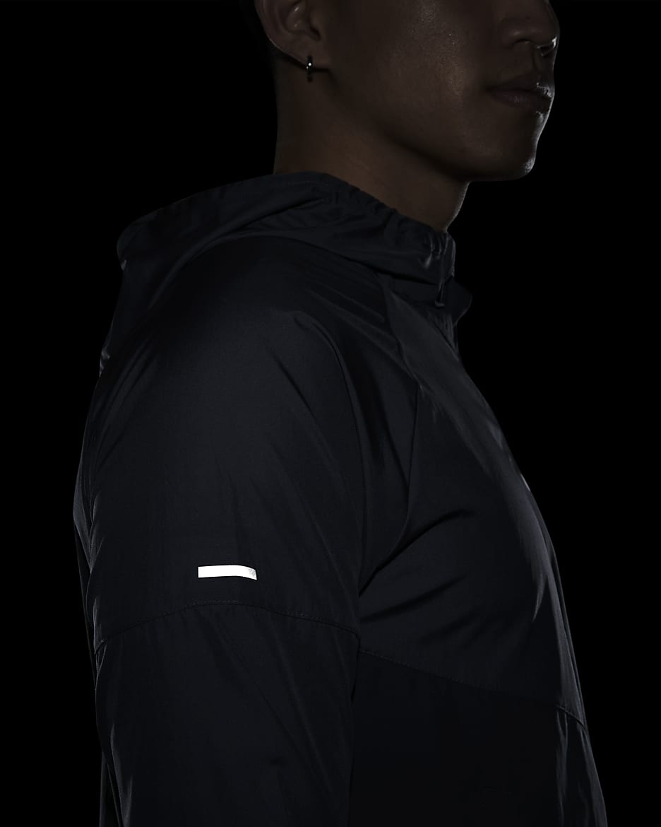 Nike Repel Miler Men's Running Jacket - Thunder Blue/Dark Obsidian