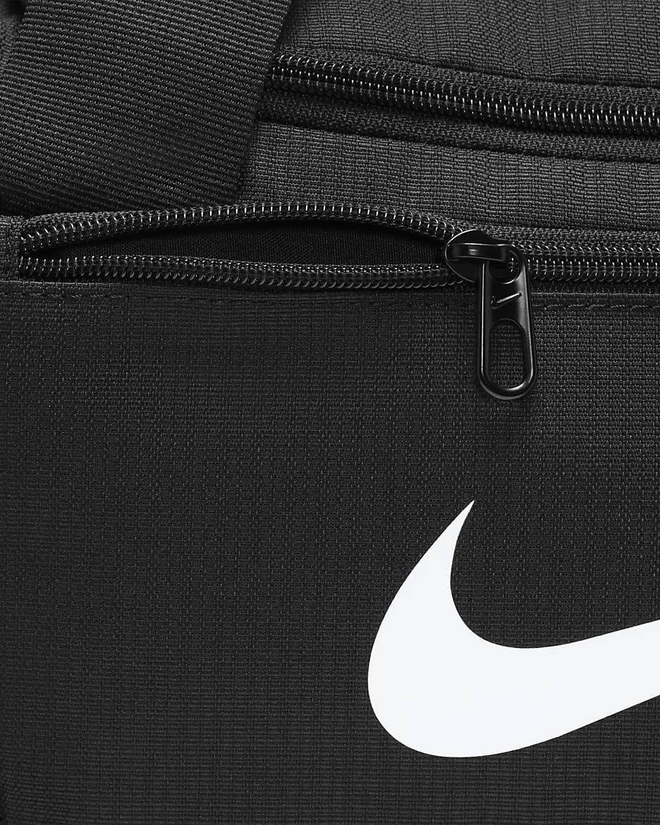 Sac de sport de training Nike Brasilia 9.5 (très petite taille, 25 L) - Noir/Noir/Blanc