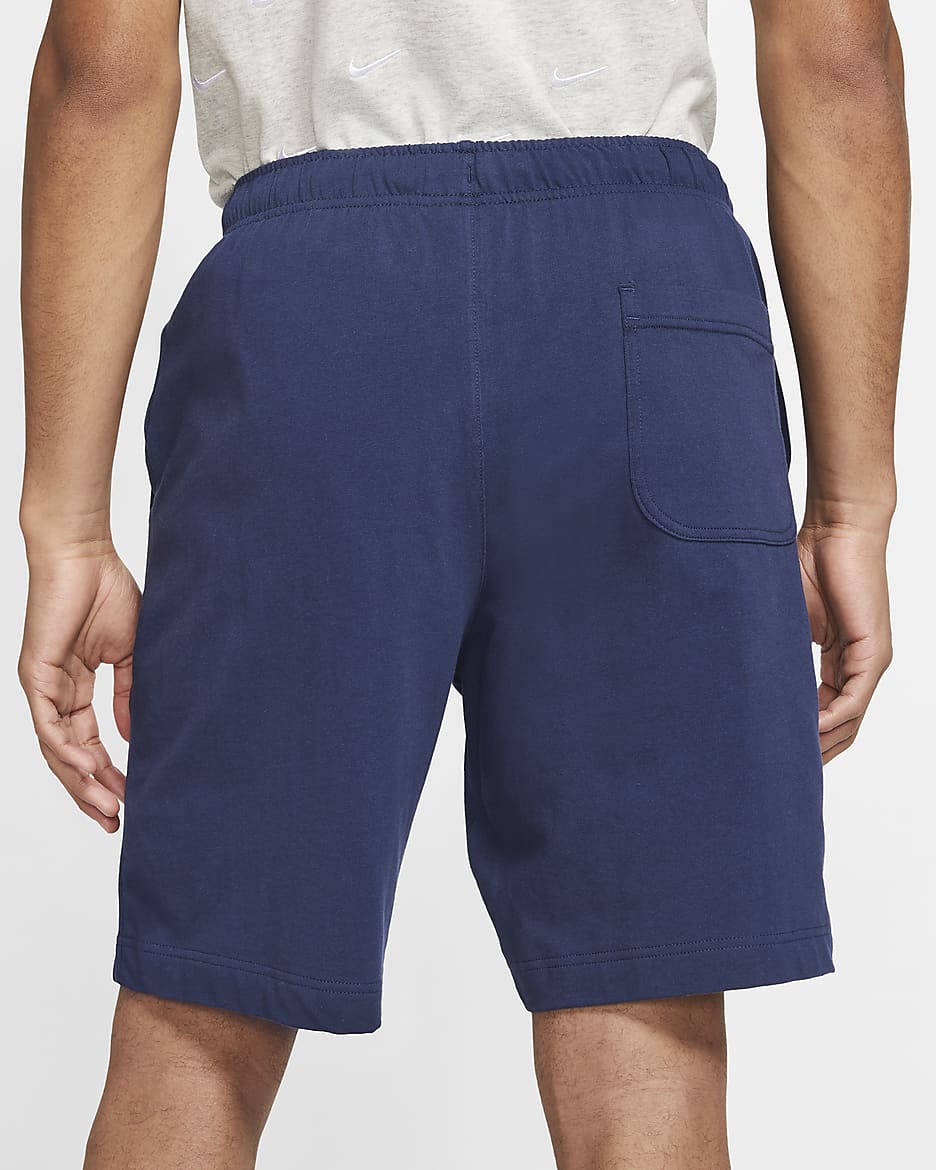 Short Nike Sportswear Club pour Homme - Midnight Navy/Blanc