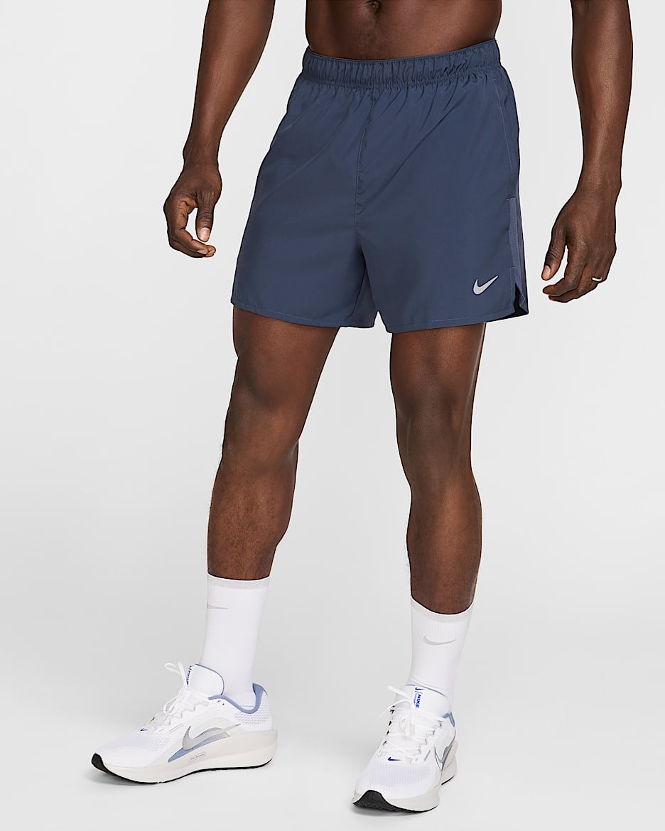 Nike Challenger Men's Dri-FIT 13cm (approx.) Brief-lined Running Shorts - Thunder Blue/Thunder Blue/Thunder Blue