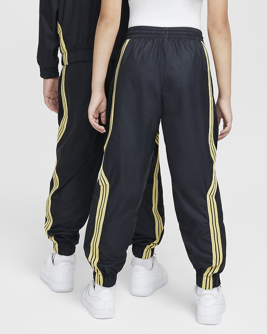 Nike Crossover Older Kids' Repel Basketball Trousers - Black/Infinite Gold