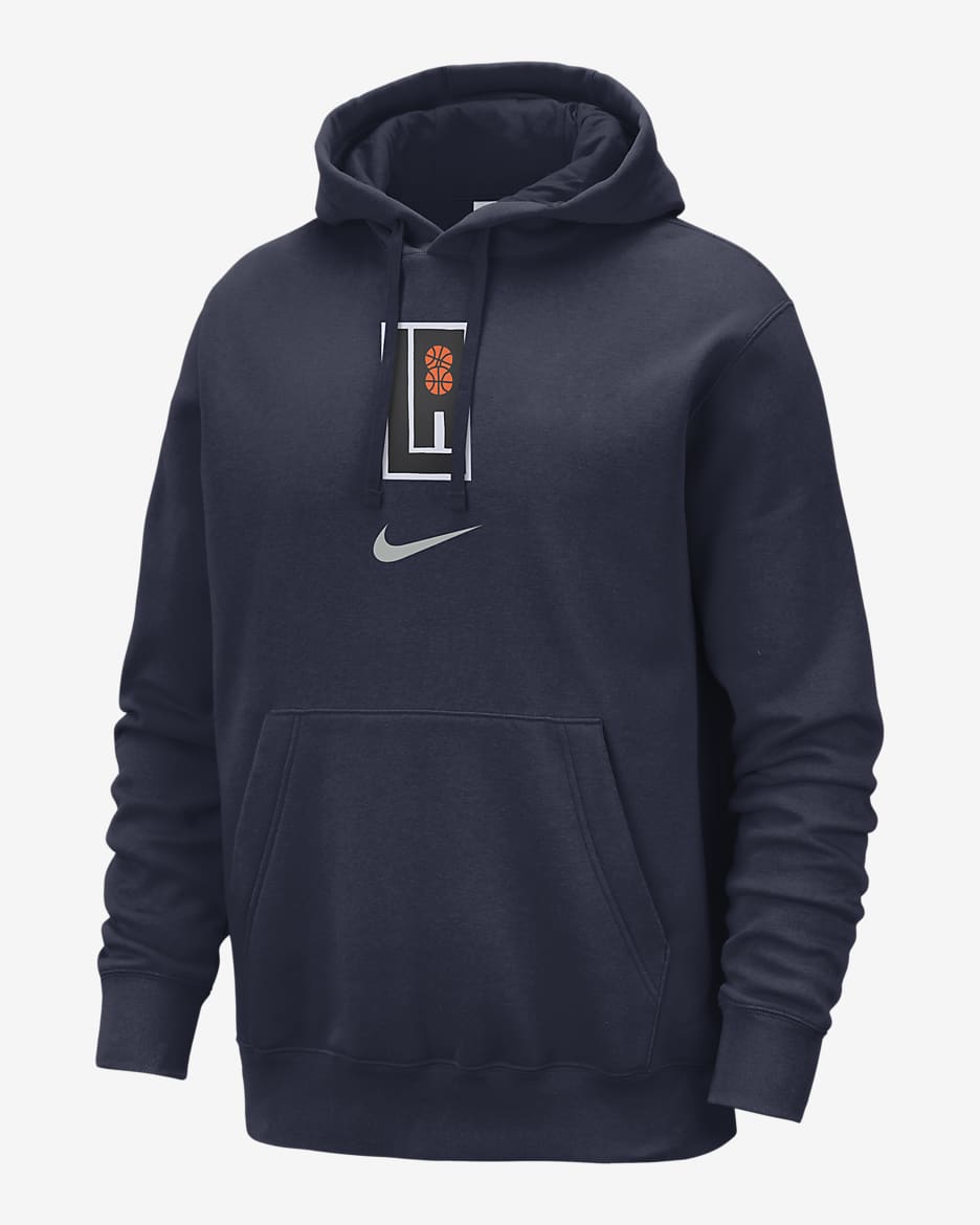 LA Clippers Club Fleece City Edition Men's Nike NBA Pullover Hoodie - College Navy
