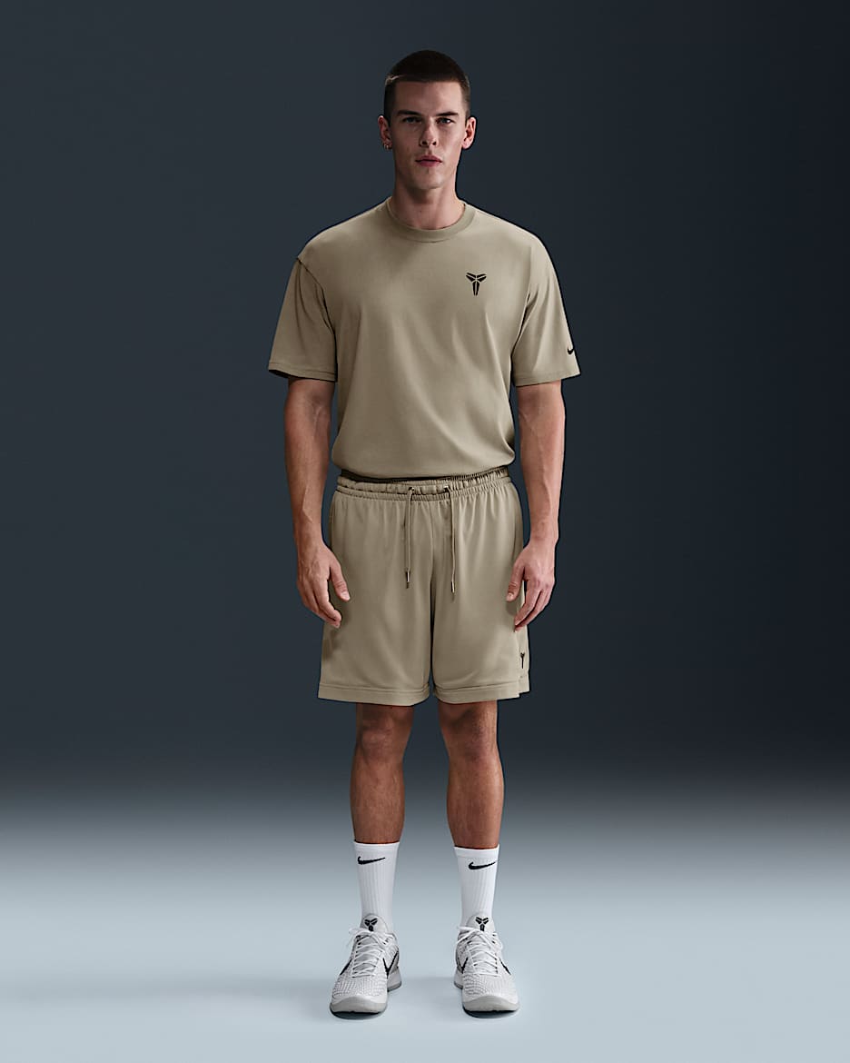 Shorts da basket Dri-FIT 15 cm Kobe - Desert Khaki/Desert Khaki/Nero