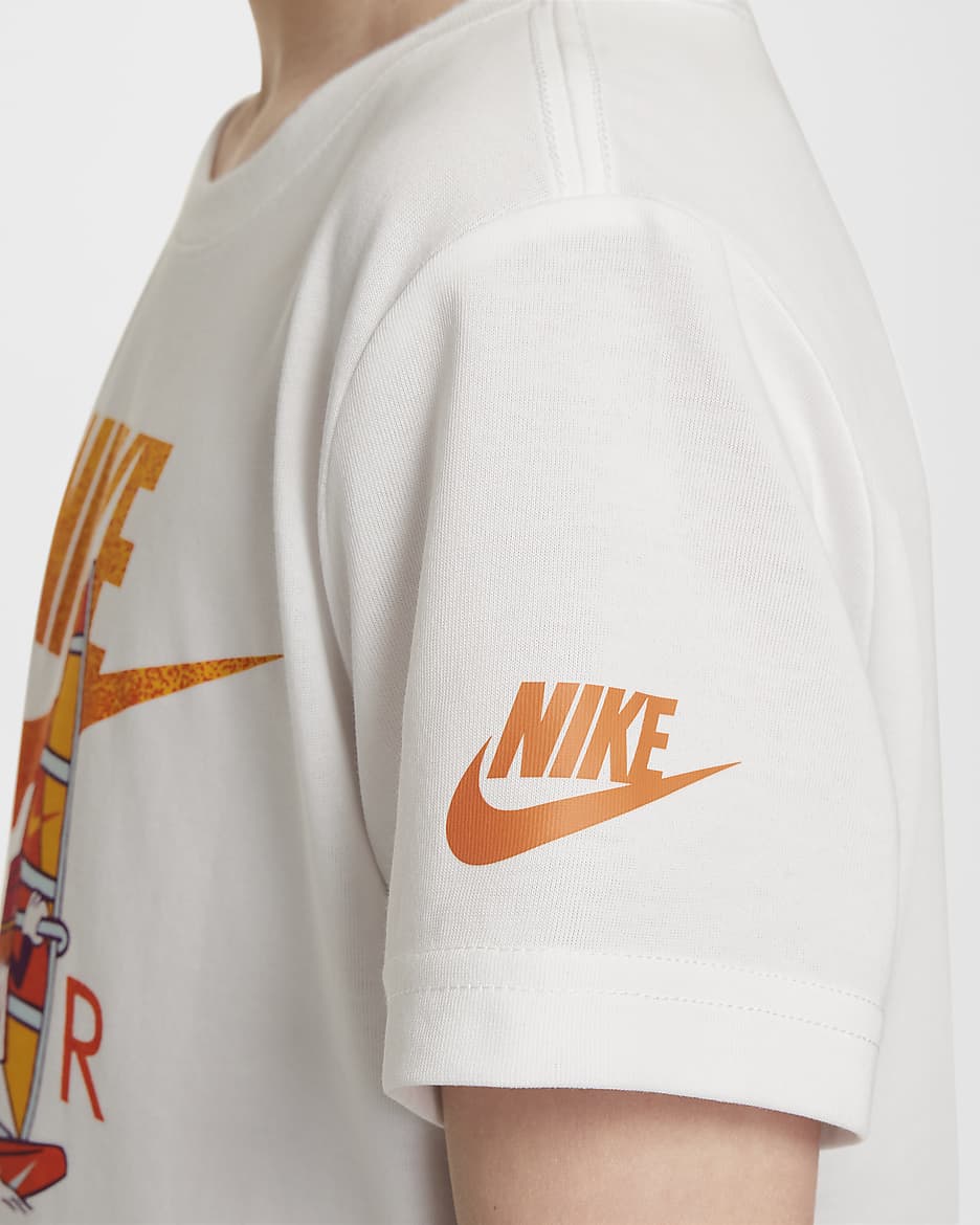 Nike Air Camiseta Boxy Windsurfing - Niño/a pequeño/a - Blanco