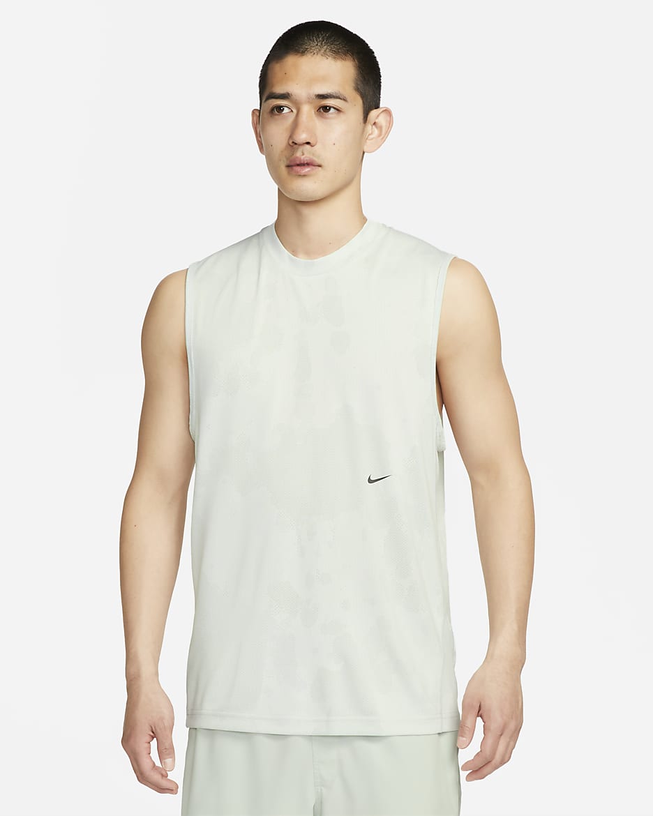 Nike Dri-FIT ADV APS Men's Versatile Tank Top - White/Black