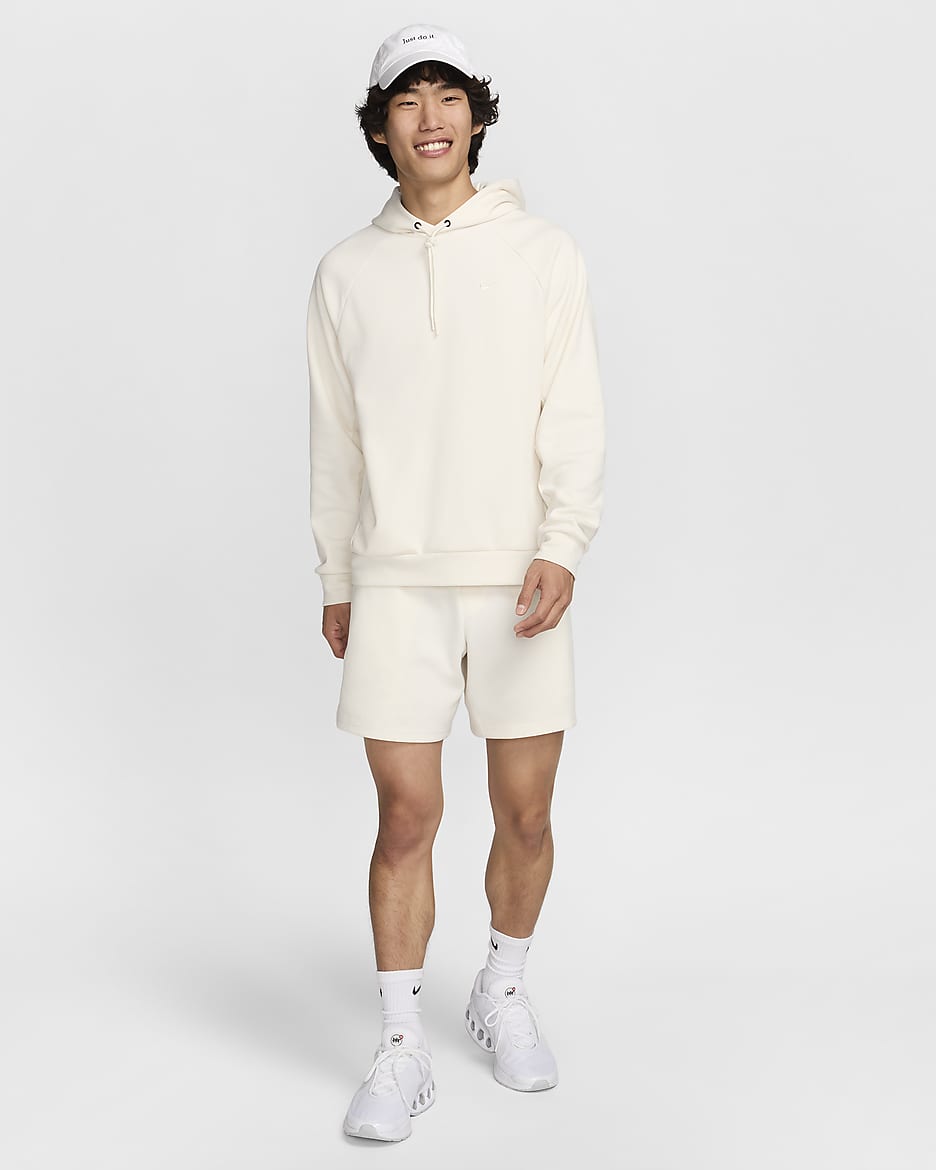 Nike Primary Men's Dri-FIT UV Pullover Versatile Hoodie - Pale Ivory/Pale Ivory