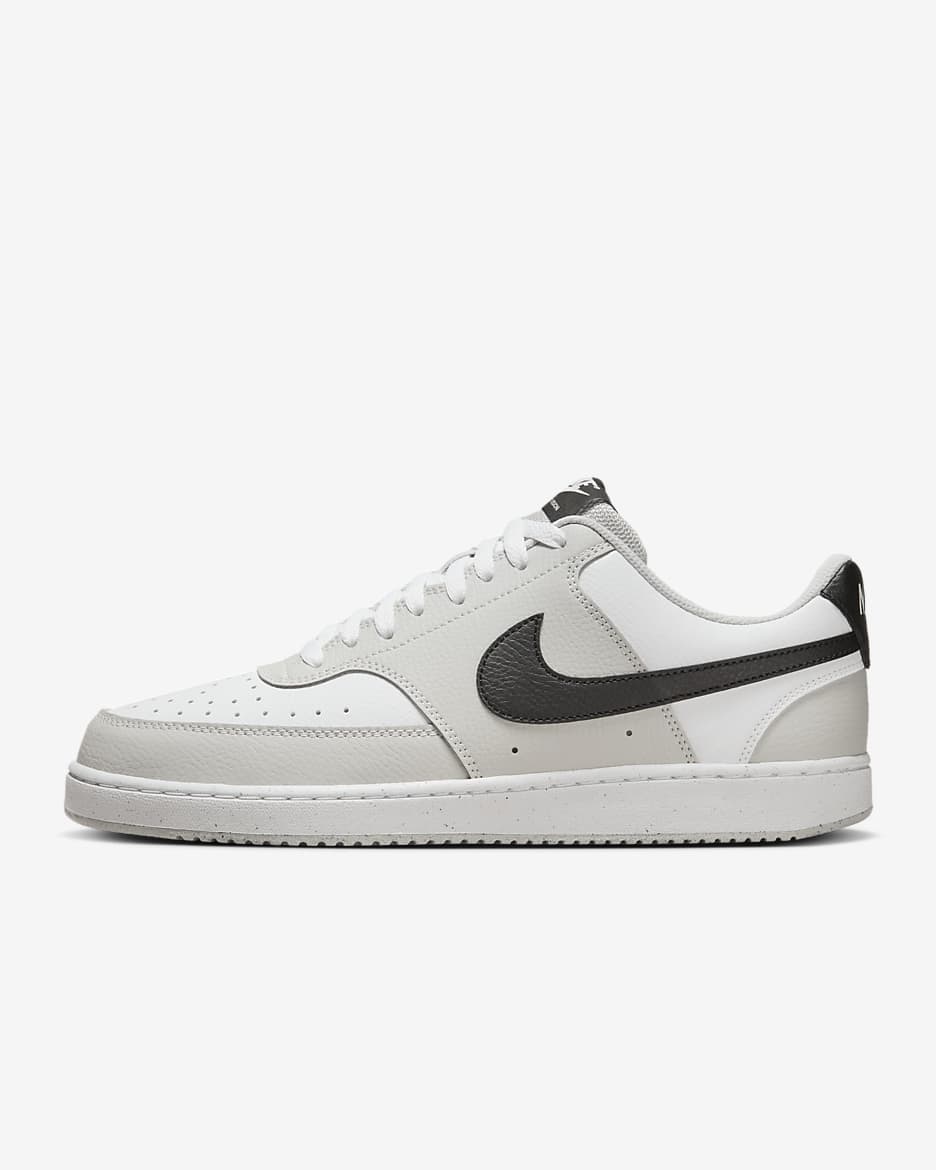Tenis para hombre Nike Court Vision Low - Gris niebla/Blanco/Negro