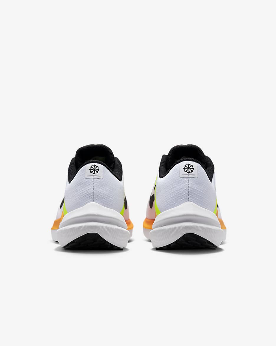 Nike Winflo 10 Men's Road Running Shoes - White/Volt/Laser Orange/Black