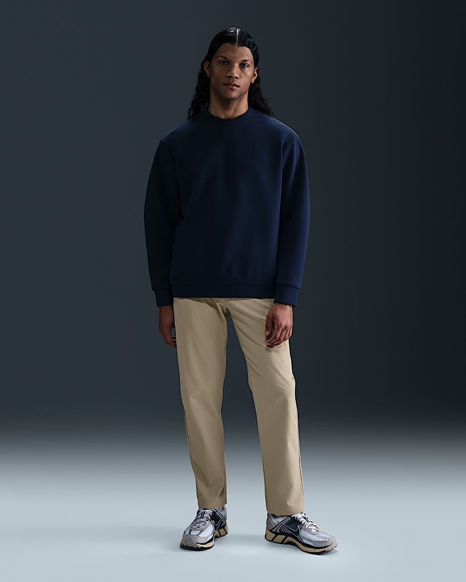 Nike 24.7 PerfectStretch Pantalones chinos Dri-FIT de ajuste regular para hombre - Caqui desierto/Vela/Caqui