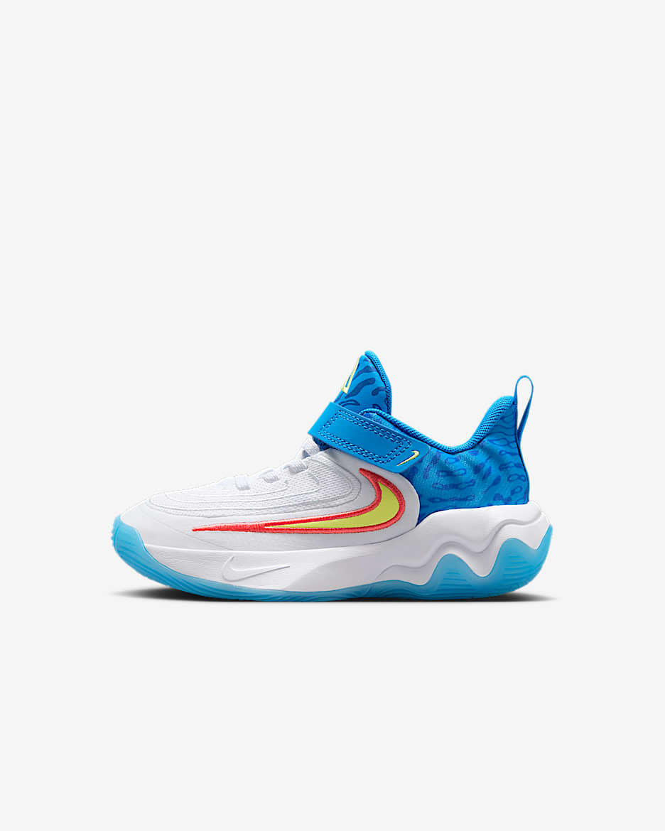 Giannis Immortality 4 SE Little Kids' Shoes - White/Photo Blue/Hyper Royal/Light Lemon Twist