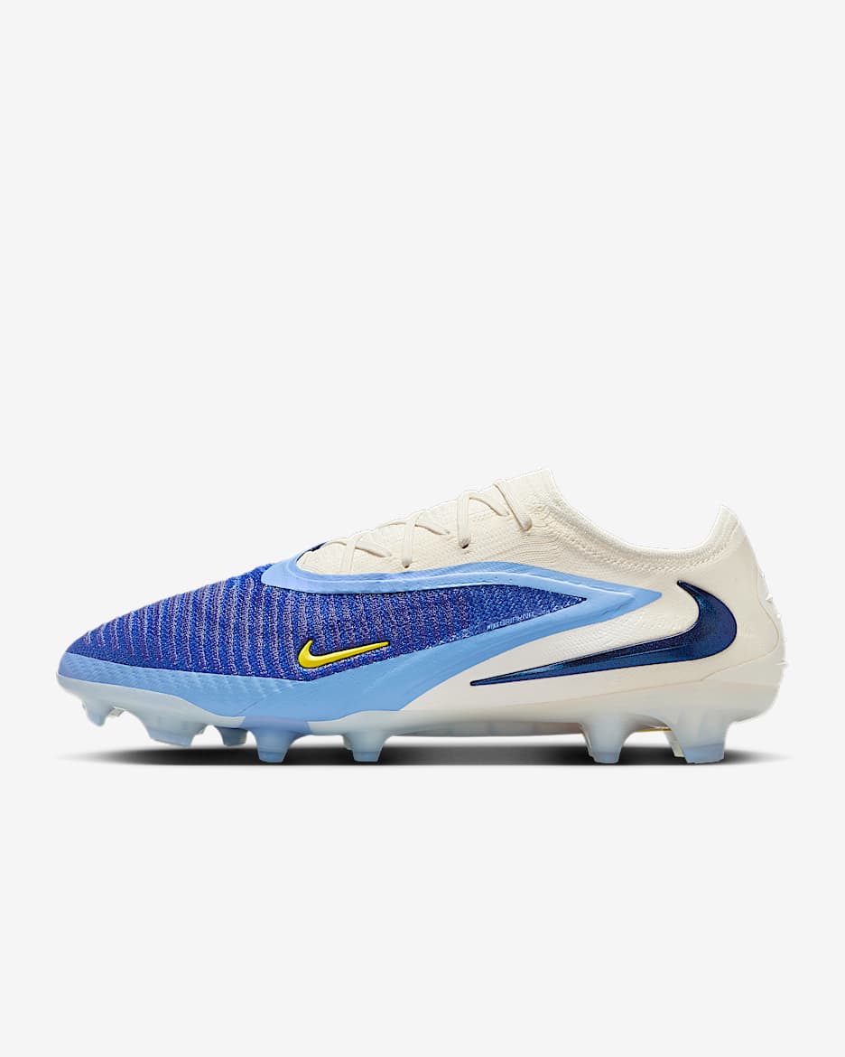 Nike Phantom 6 Low Elite Firm-Ground Football Boot - Racer Blue/Dark Obsidian