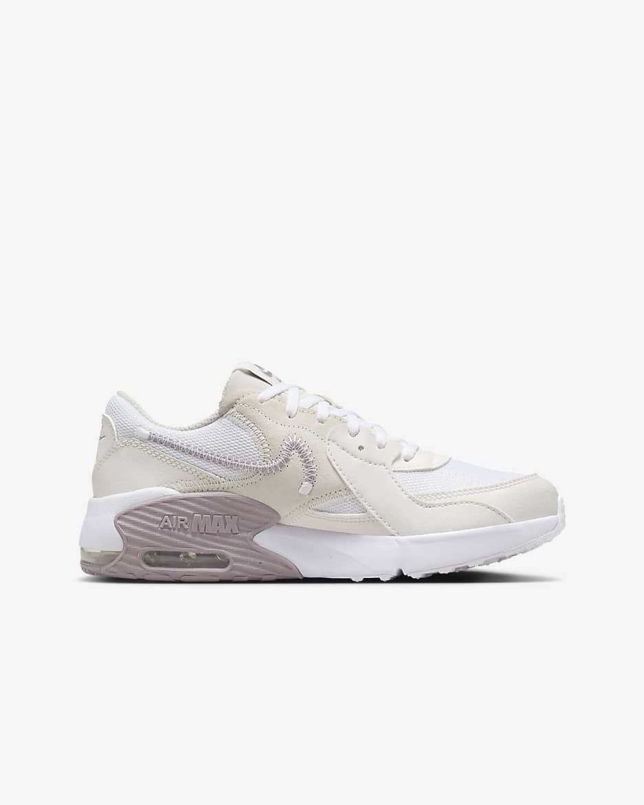 Nike Air Max Excee 大童鞋款 - 白色/Phantom/Sail/Light Violet Ore