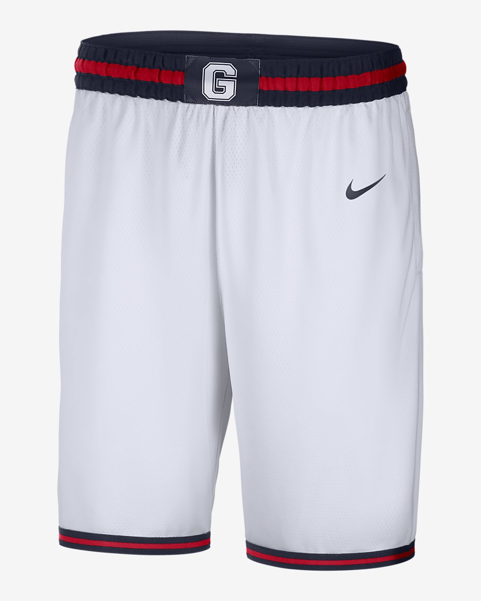 Gonzaga Limited Men's Nike Dri-FIT College Basketball Shorts - White