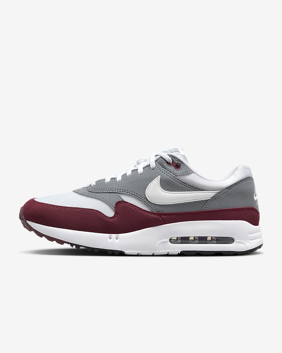 Nike Air Max 1 '86 OG G Men's Golf Shoes - Team Red/Cool Grey/Black/White