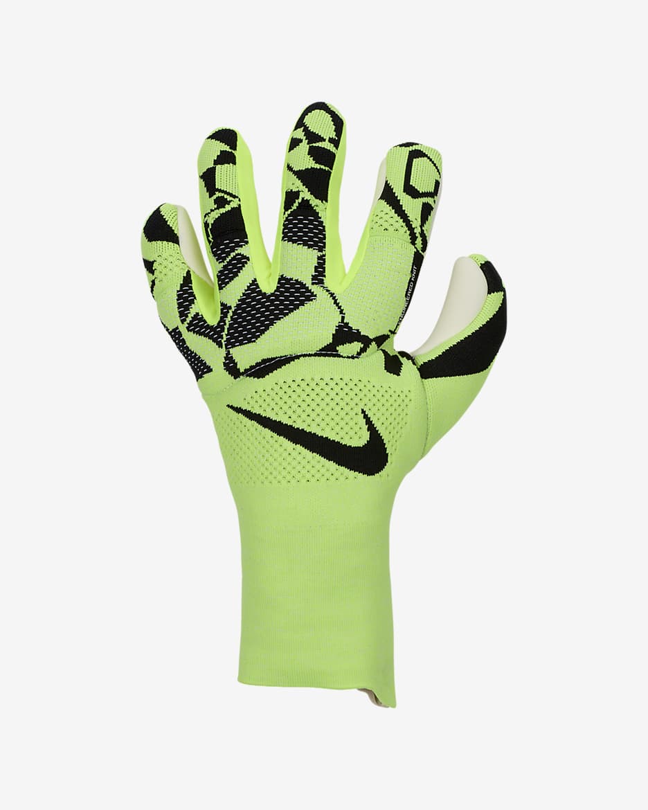 Nike Vapor Dynamic Fit Goalkeeper Football Gloves - Volt/Barely Volt/Black