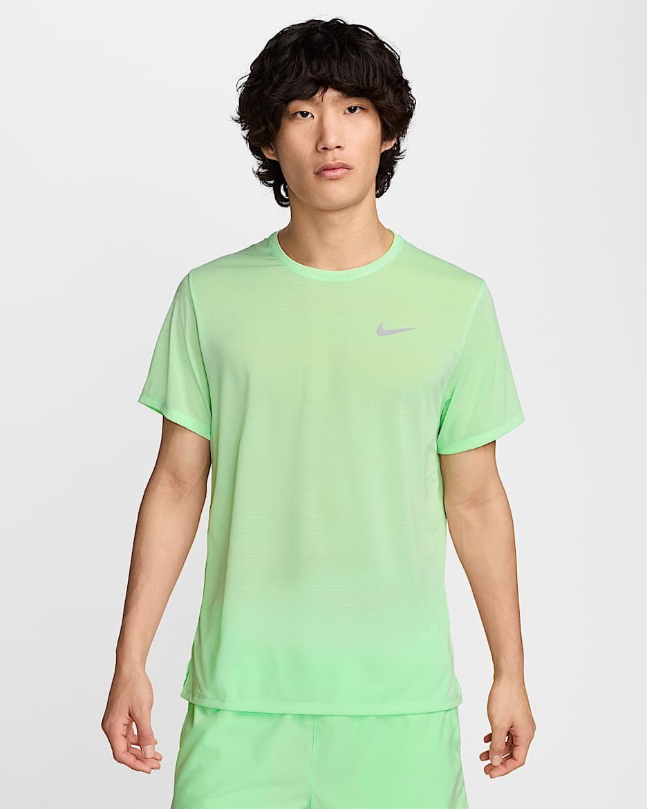 nike miler neon green
