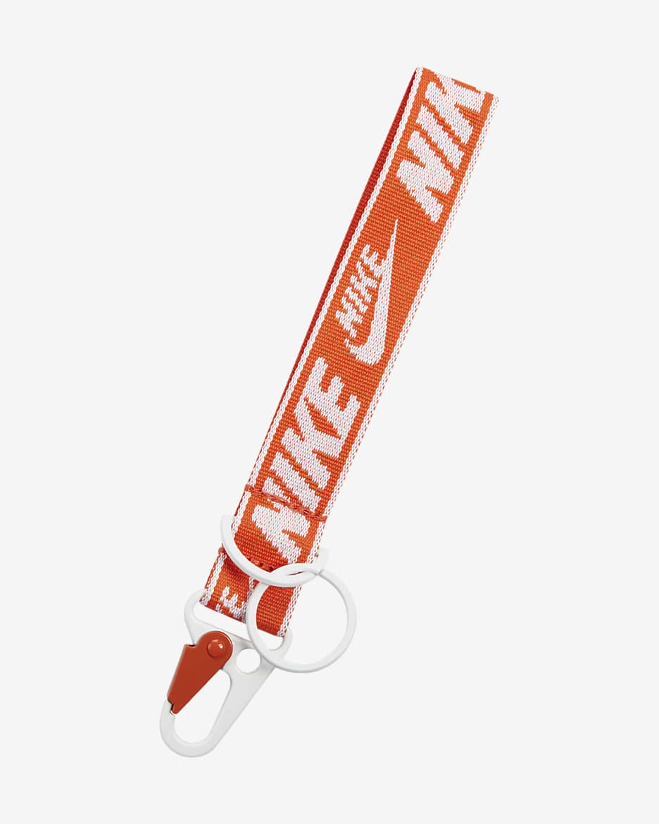 Nike Key Holder Wrist Lanyard - Orange