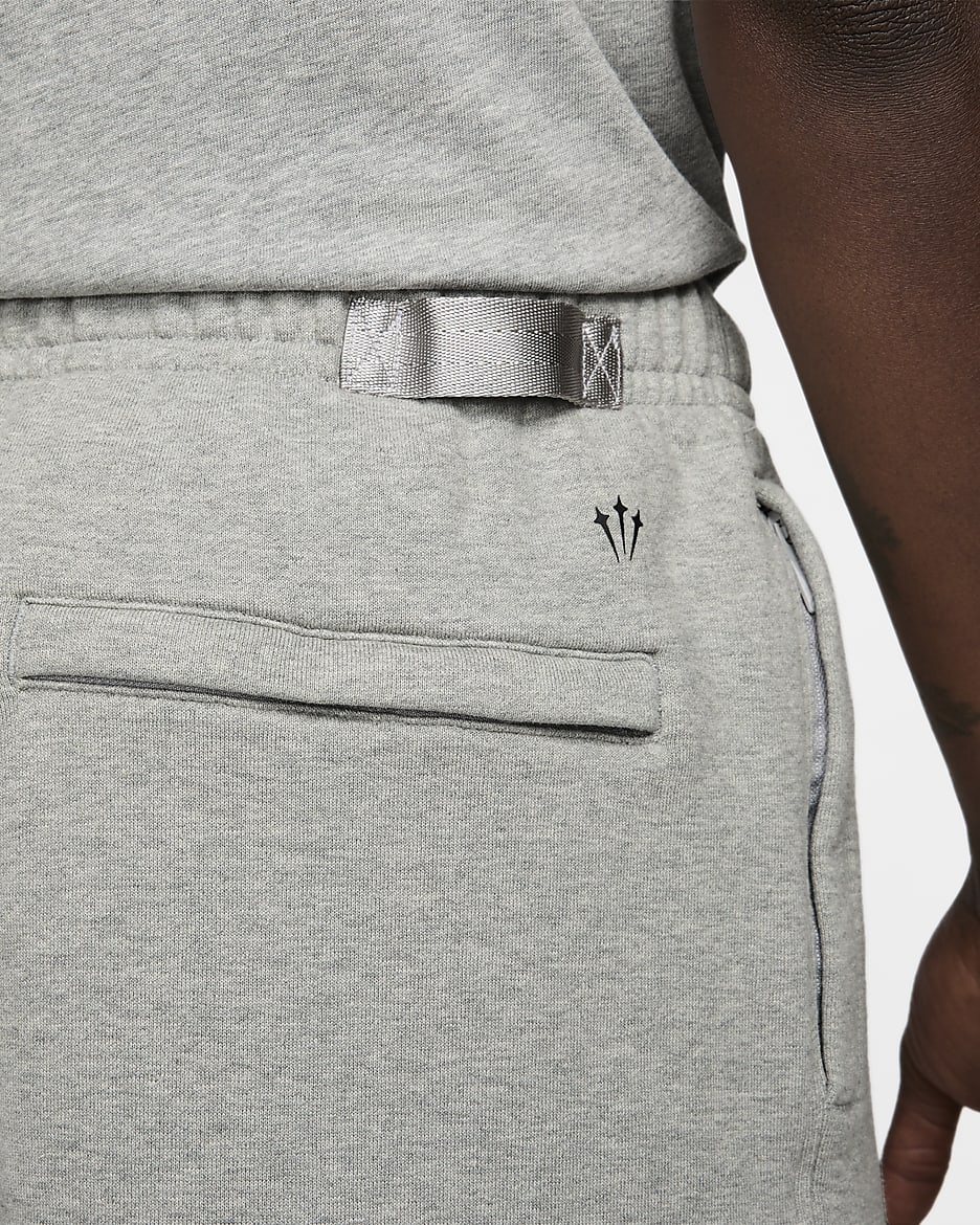 NOCTA Cardinal Fleece Shorts - Dark Grey Heather/Matte Silver/Black