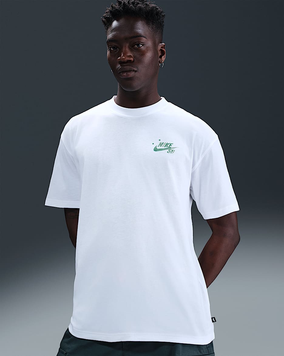 Playera de skateboarding Max90 Nike SB  - Blanco