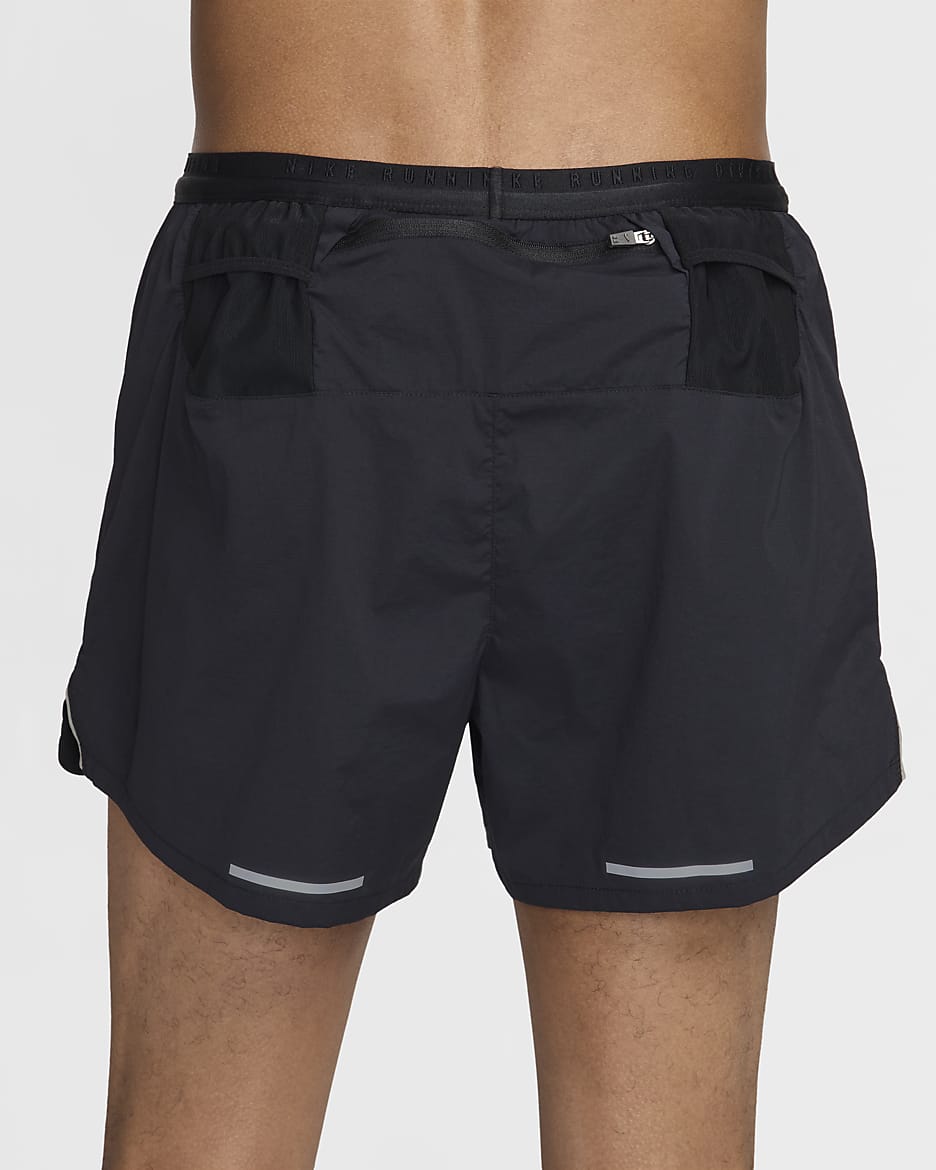 Short de running 2-en-1 10 cm Dri-FIT ADV Nike Running Division pour homme - Noir/Noir