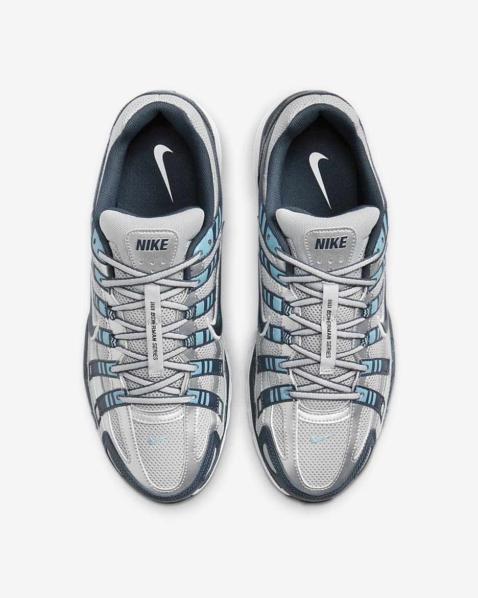 Nike P-6000 Sabatilles - Armory Navy/Flat Silver/Blanc/Platejat metal·litzat