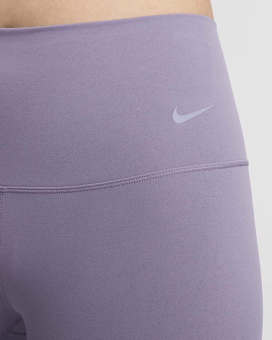 Nike Zenvy Women's Gentle-Support High-Waisted 20cm (approx.) Biker Shorts - Daybreak/Black