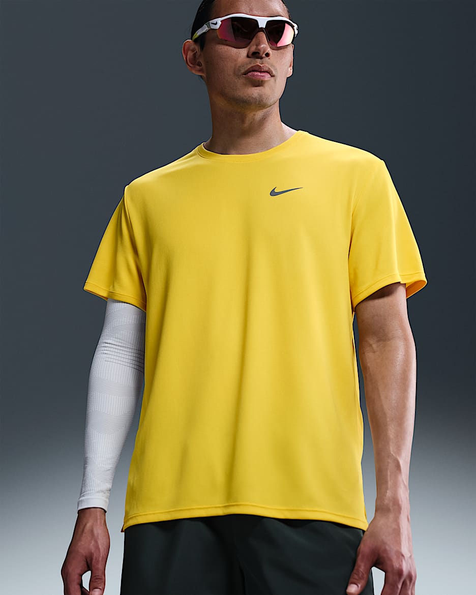 Nike Miler Men's Dri-FIT UV Short-Sleeve Running Top - Lightning