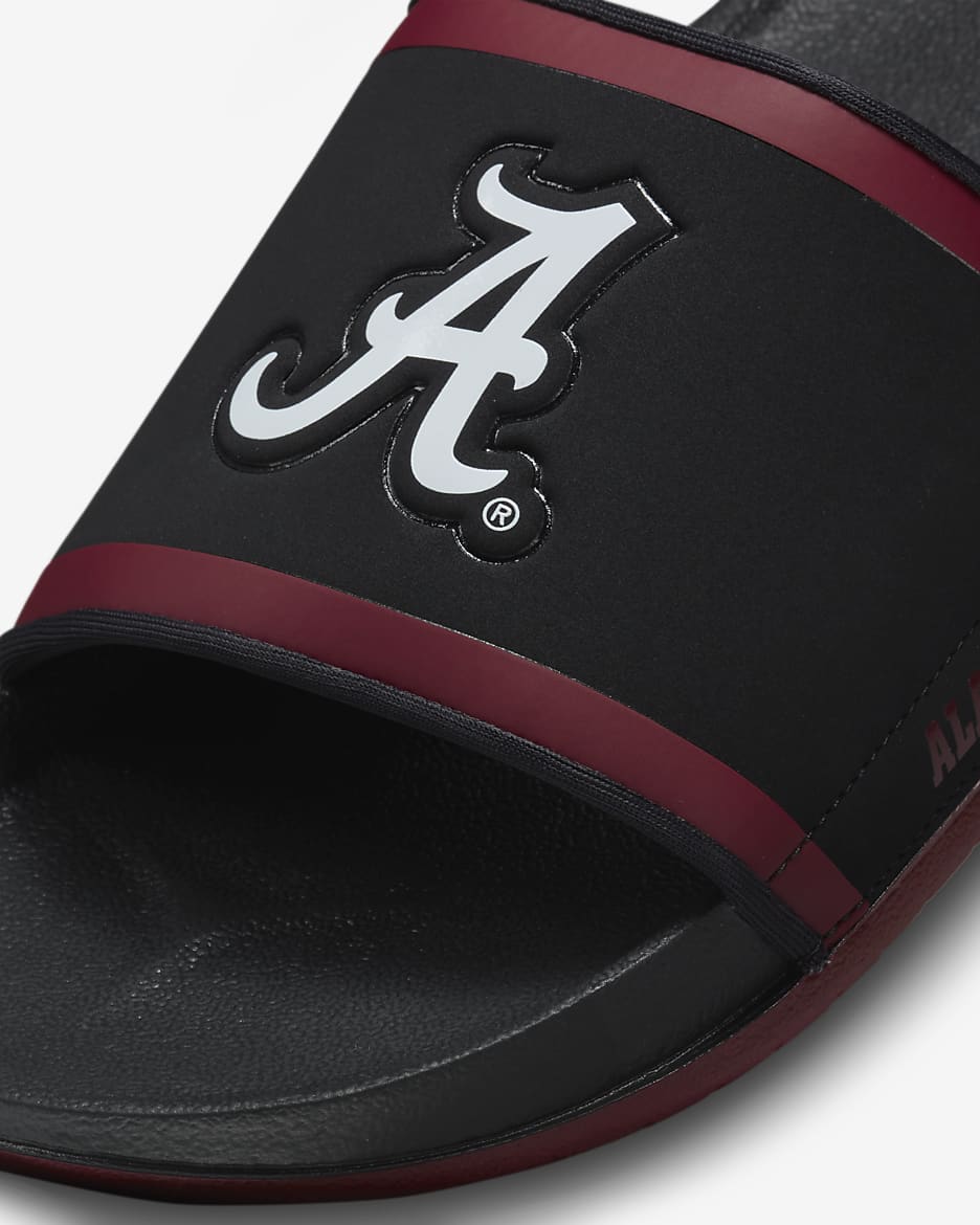 Nike Offcourt (Alabama) Slide - Black/Team Crimson/White