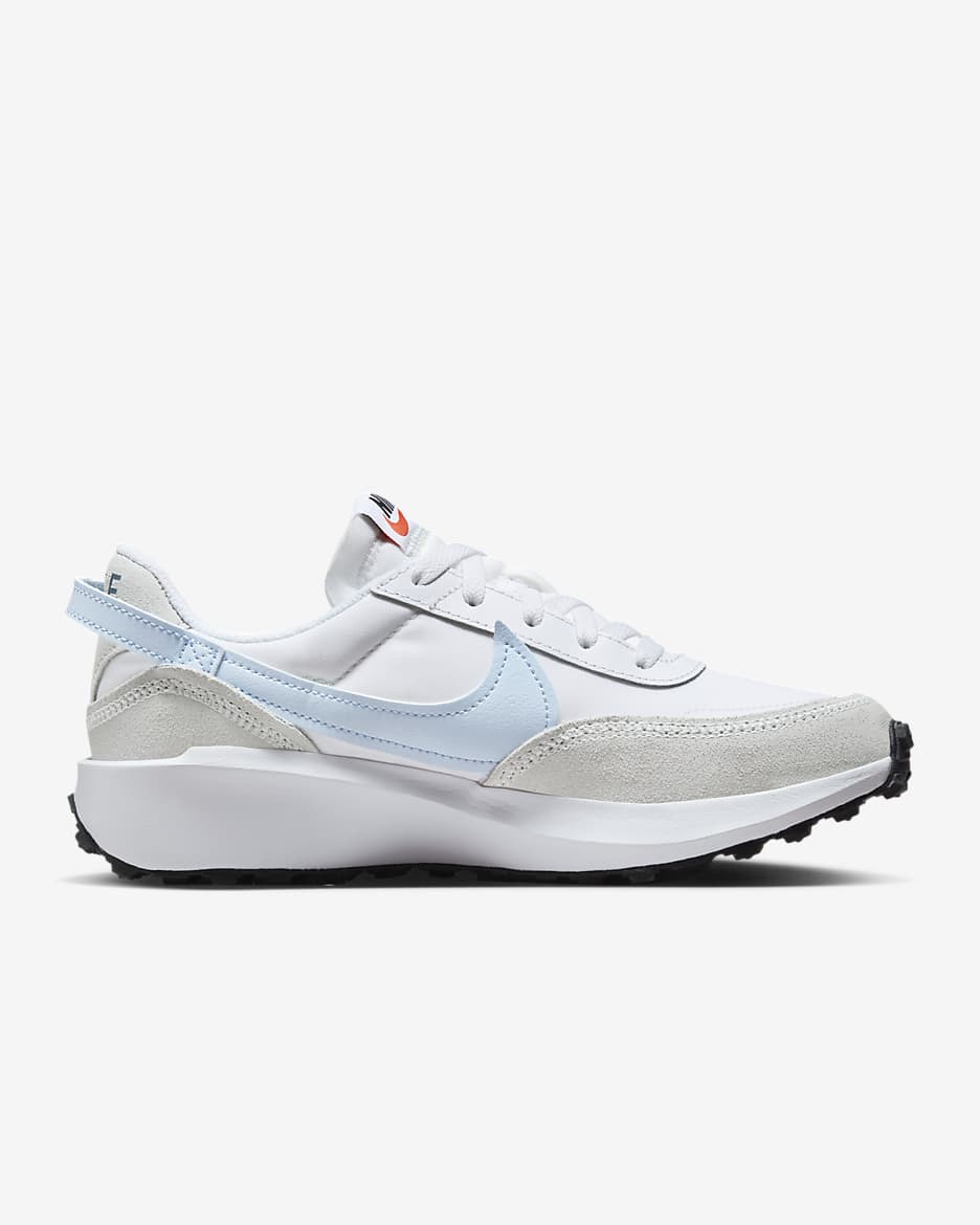 Nike Waffle Debut Women's Shoes - White/Summit White/White/Blue Tint