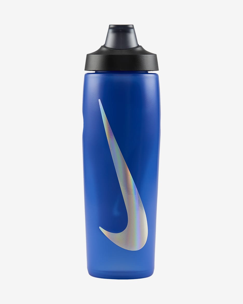 Nike Refuel waterfles met afsluitbaar deksel (700 ml) - Game Royal/Zwart