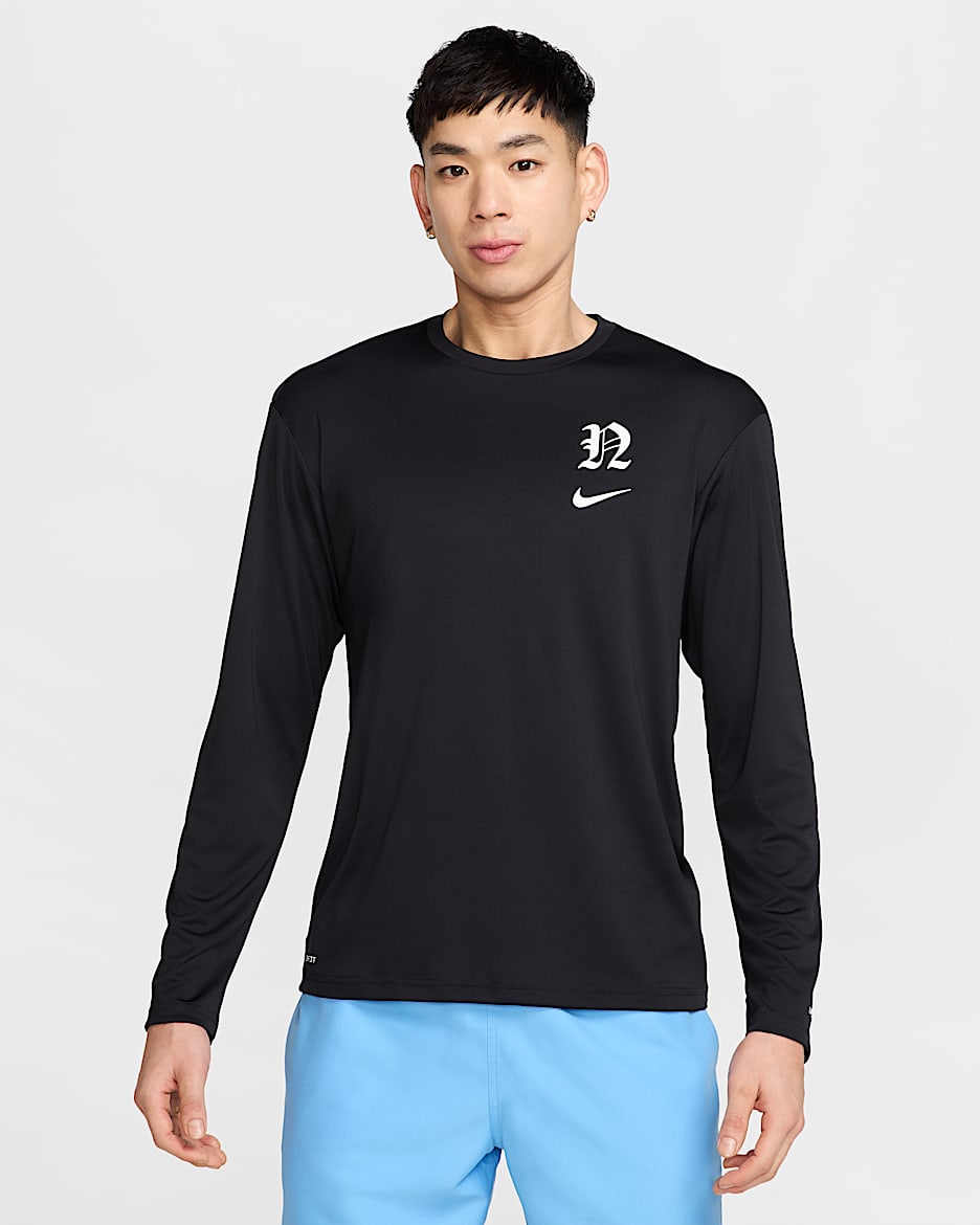 Nike Swim Hydroguard Men's Long-Sleeve Top - Black