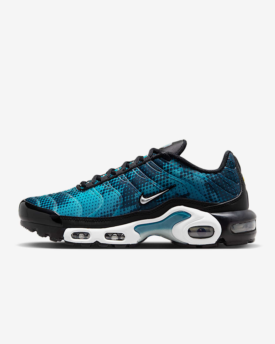 Chaussure Nike Air Max Plus pour femme - Noir/Dusty Cactus/Blanc/Metallic Silver