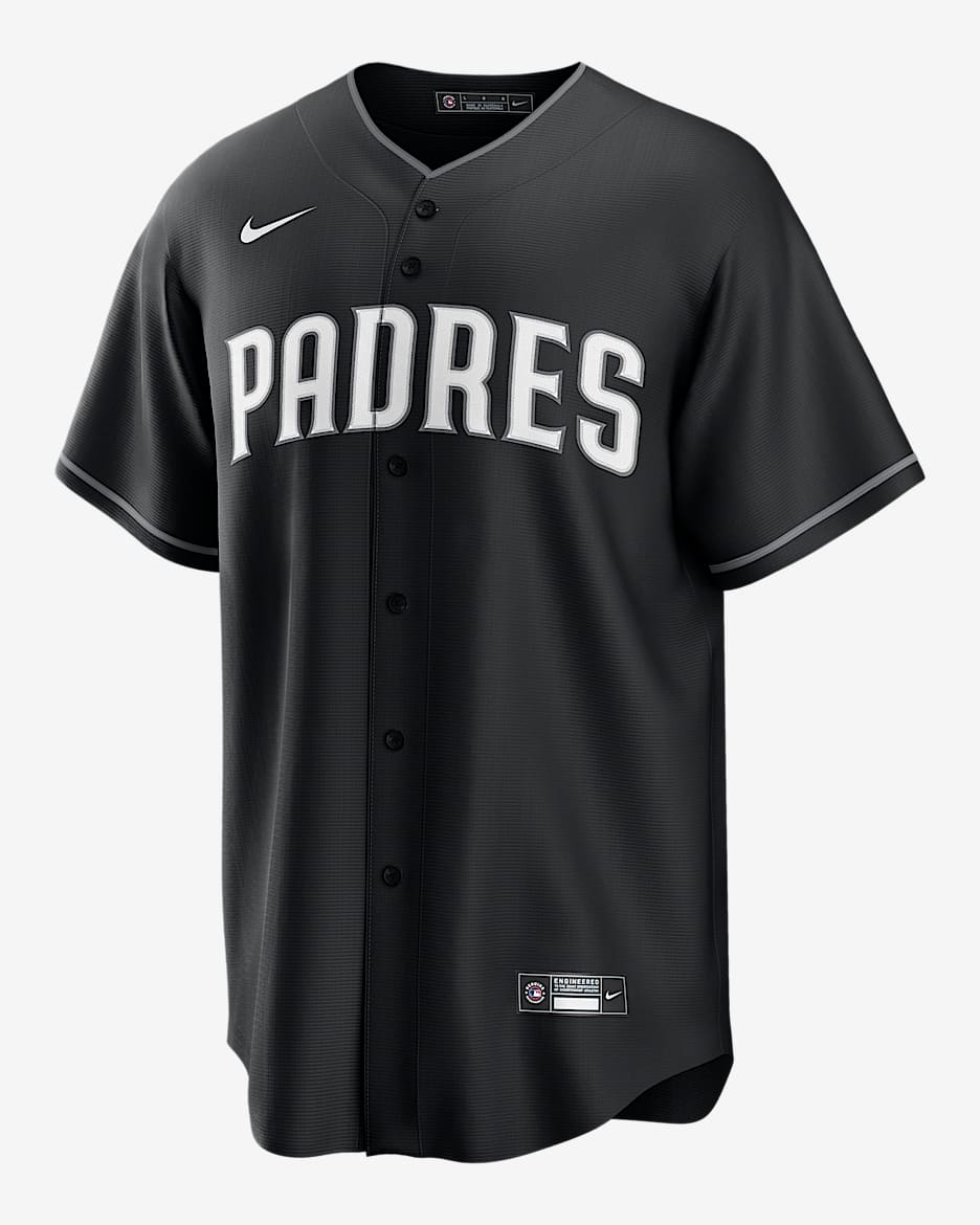 Manny Machado San Diego Padres Men's Nike MLB Replica Jersey - Black