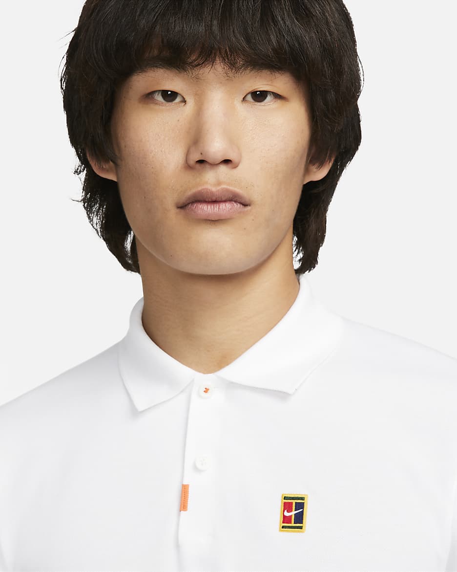 The Nike Polo Men's Slim-Fit Polo - White