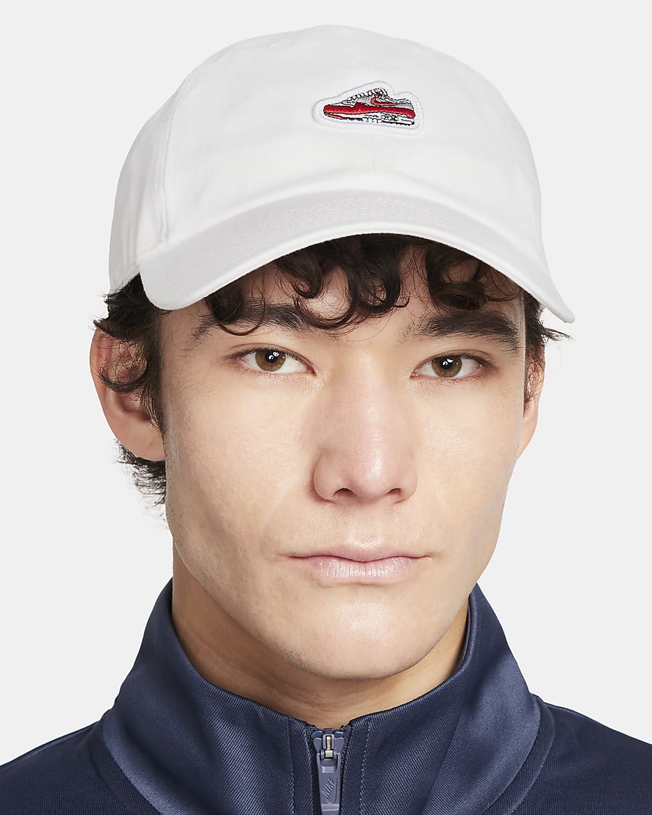 Nike Club Unstructured 'Air Max 1' Cap - White