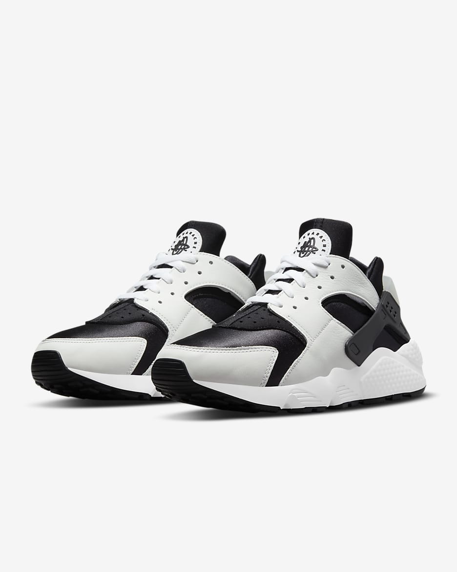 Nike Air Huarache Men's Shoes - Black/Black/White