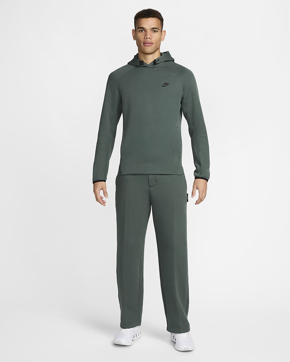 Nike Sportswear Tech Fleece Men's Pullover Hoodie - Vintage Green/Black