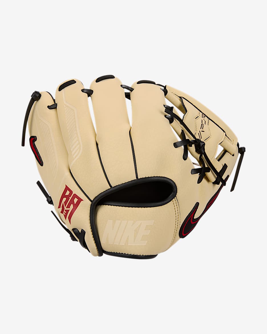 Nike Vapor "Ronald Acuña Jr." Big Kids' Right-Handed Fielding Mitt - Light Cream/Black/Black