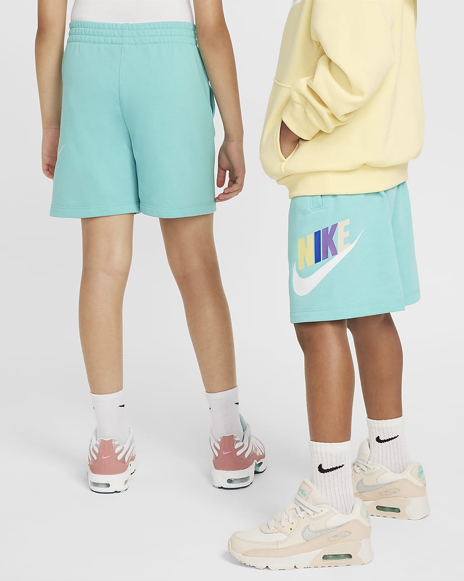 Nike Sportswear Club French Terry Shorts Little Kids Shorts - Green Frost