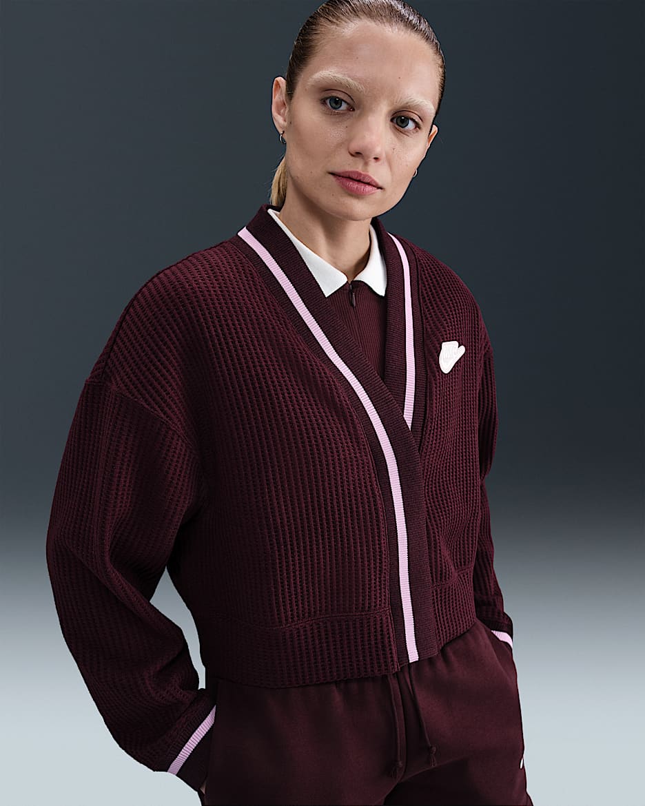 Nike Sportswear Women's Jacket - Burgundy Crush/Heather