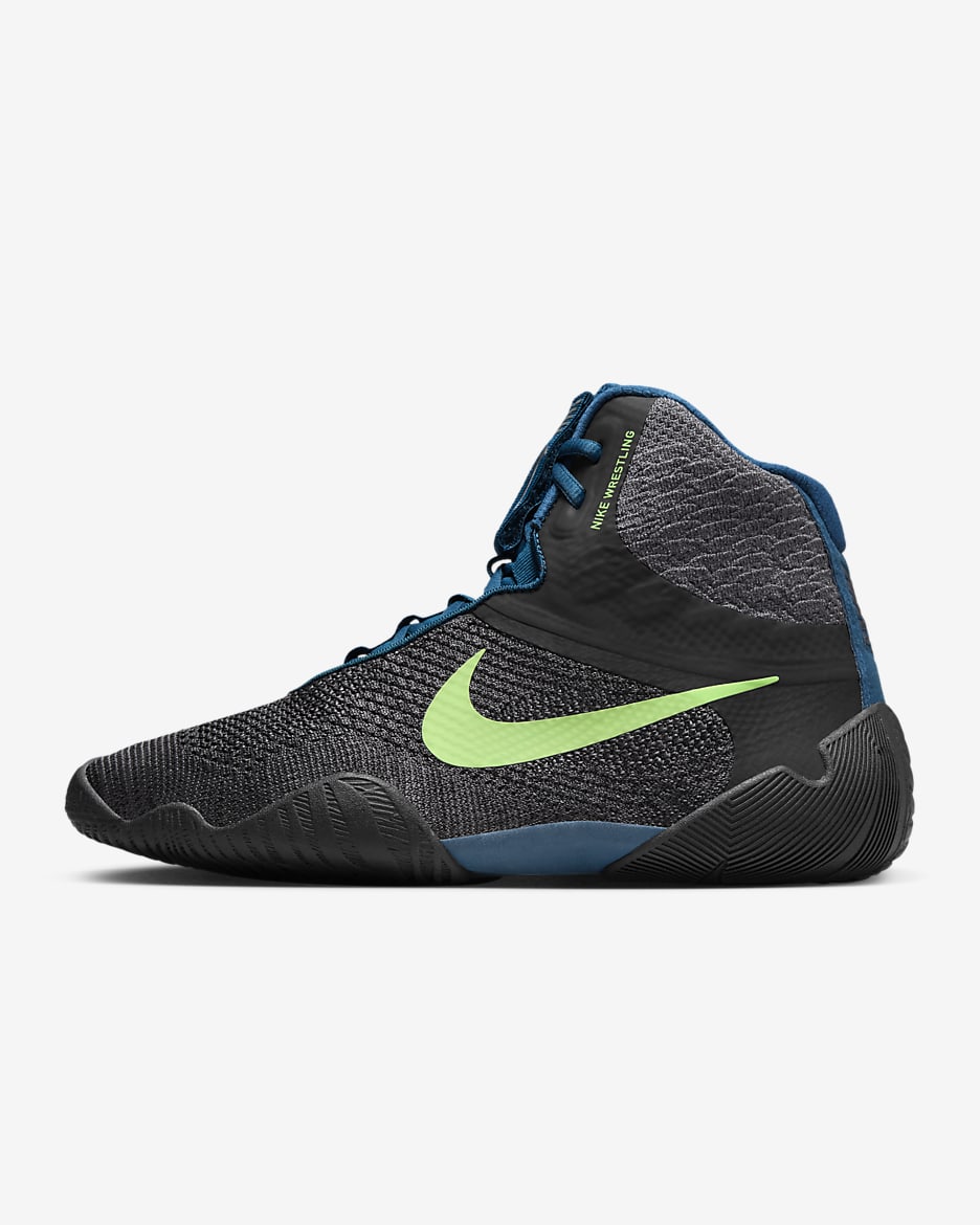 Nike Tawa Men's Wrestling Shoes - Anthracite/Dark Grey/Valerian Blue/Metallic Cool Grey