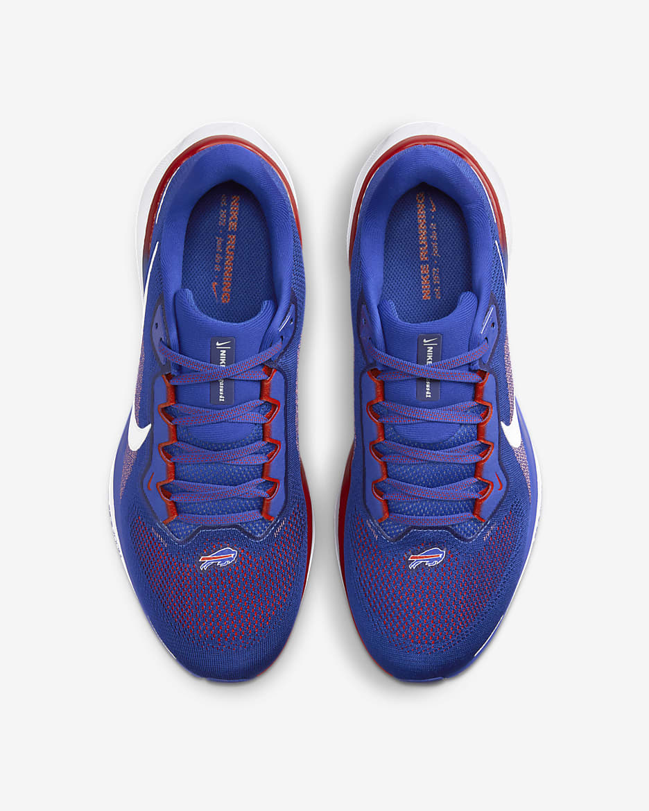 Tenis de correr en pavimento para hombre Nike Pegasus 41 NFL Buffalo Bills - Azul eléctrico/Blanco/Rojo universitario/Blanco