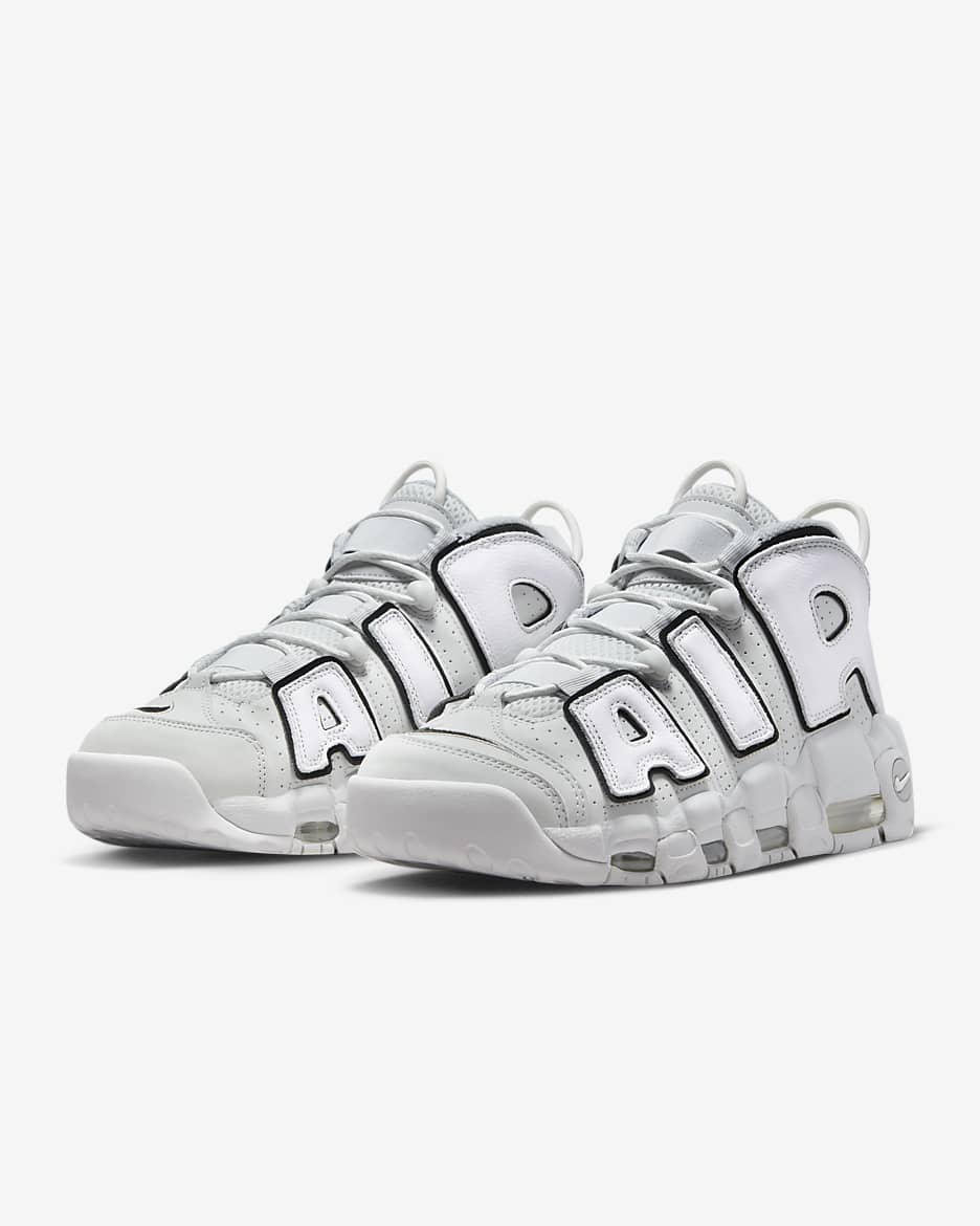 Calzado para hombre Nike Air More Uptempo '96 - Polvo fotón/Blanco/Negro/Plata metalizado