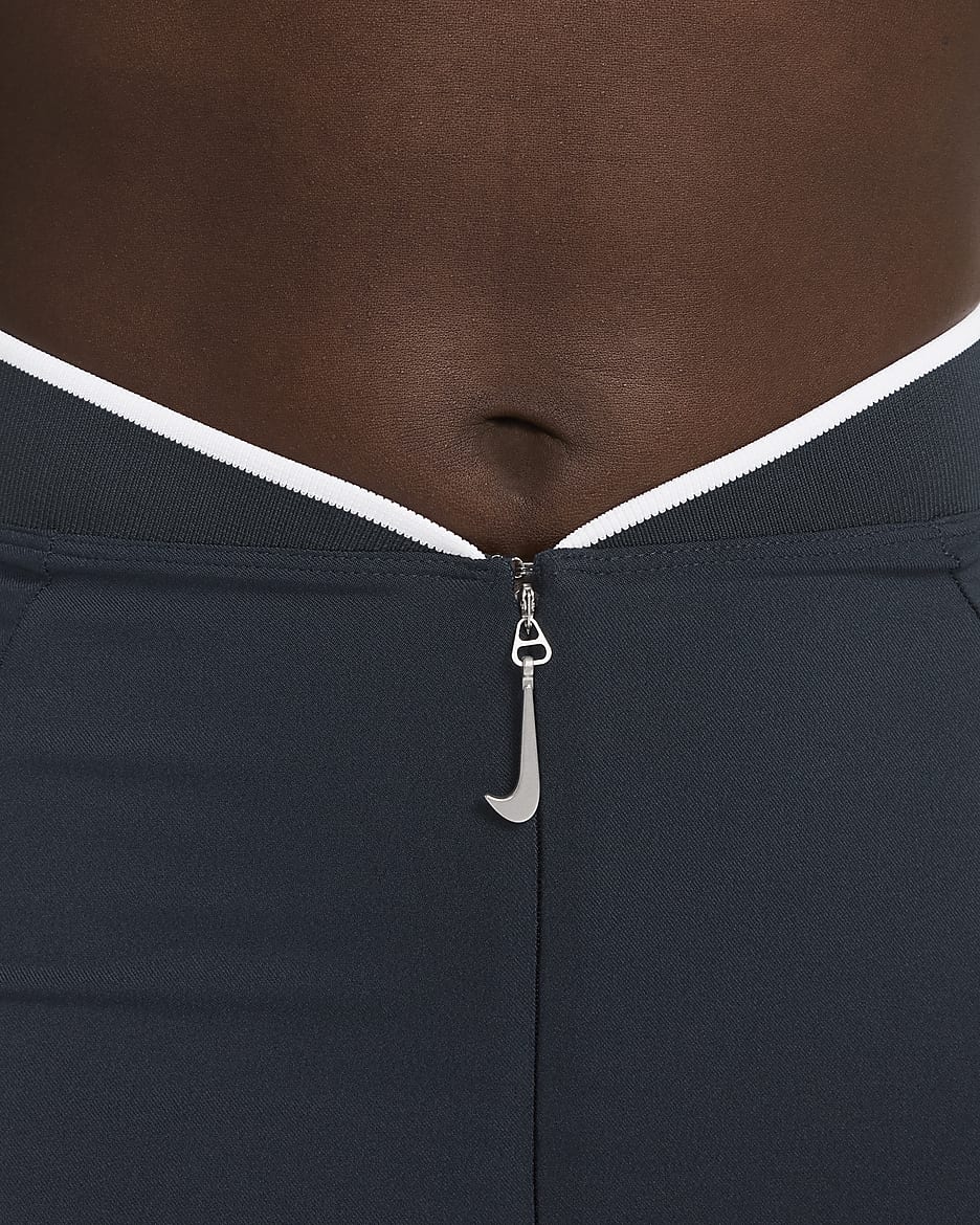 Spódnica damska Nike x Jacquemus - Dark Obsidian/Biel