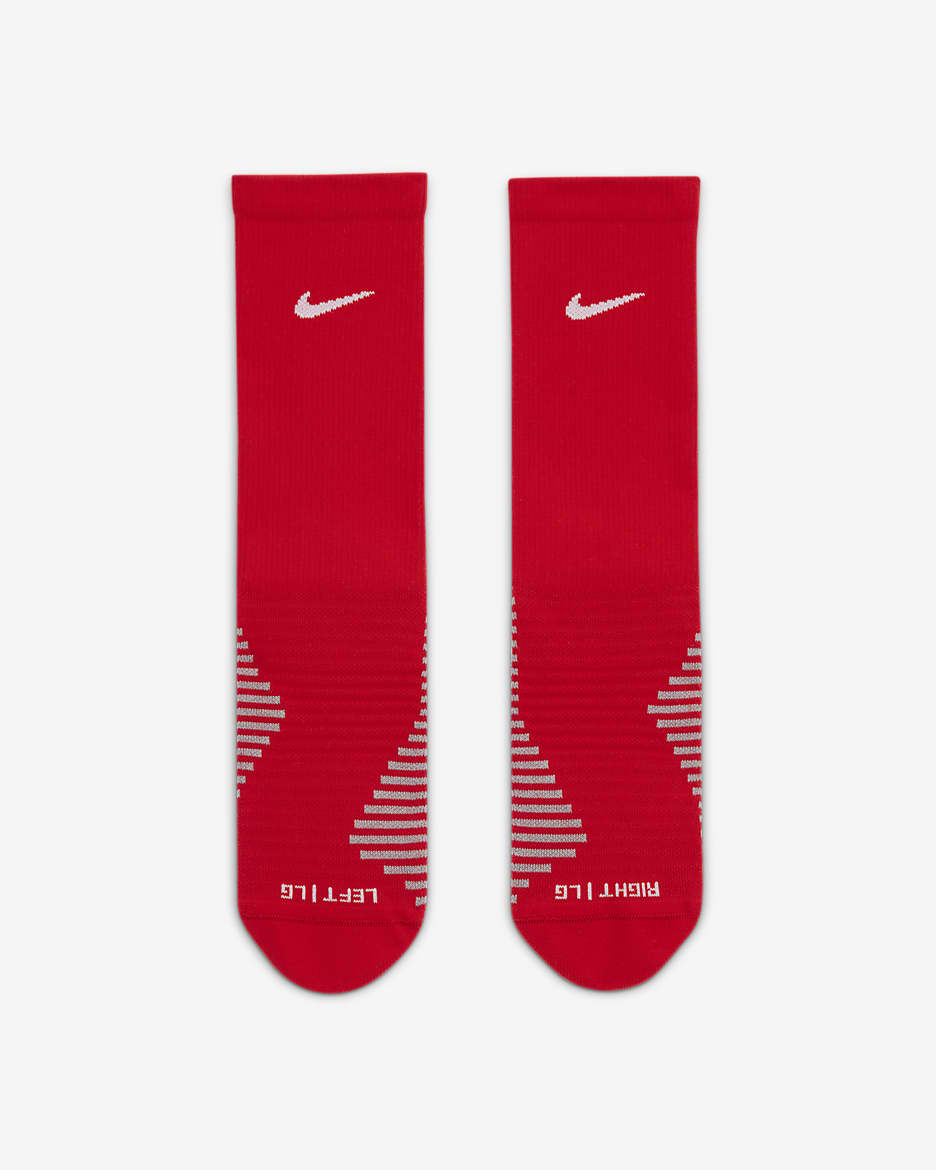 Nike Strike Football Crew Socks - University Red/White