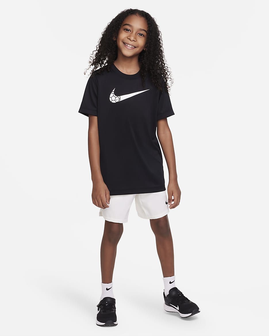 Nike Dri-FIT Older Kids' T-Shirt - Black