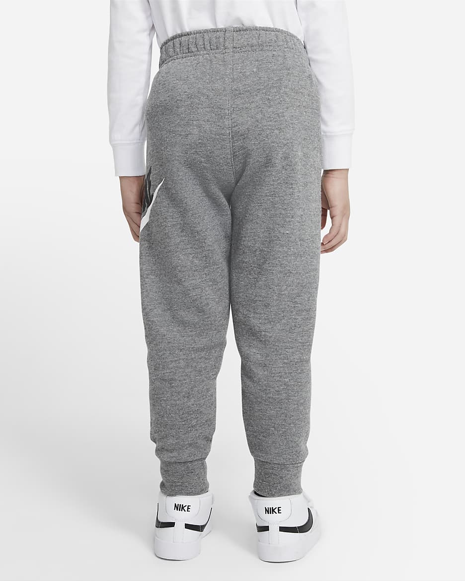 Pantalones para niños pequeños Nike Sportswear Club Fleece - Carbono jaspeado